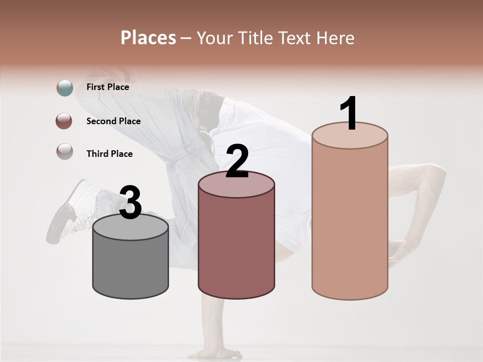 Breakdance Posing Action PowerPoint Template