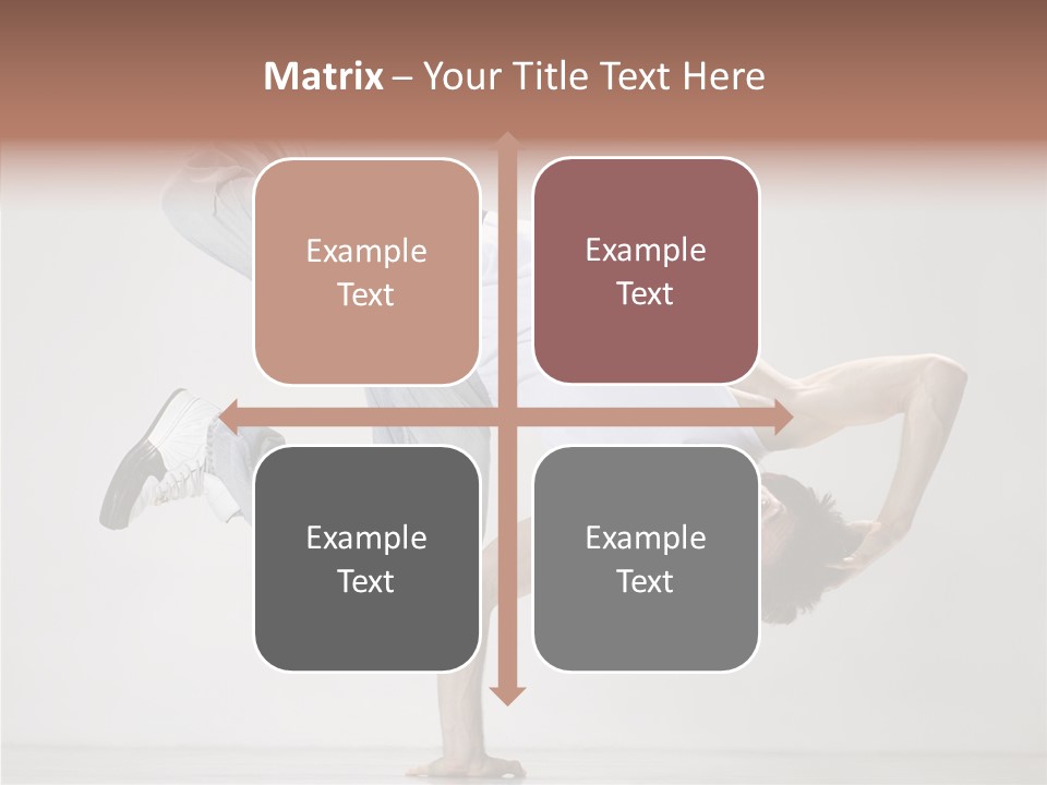 Breakdance Posing Action PowerPoint Template