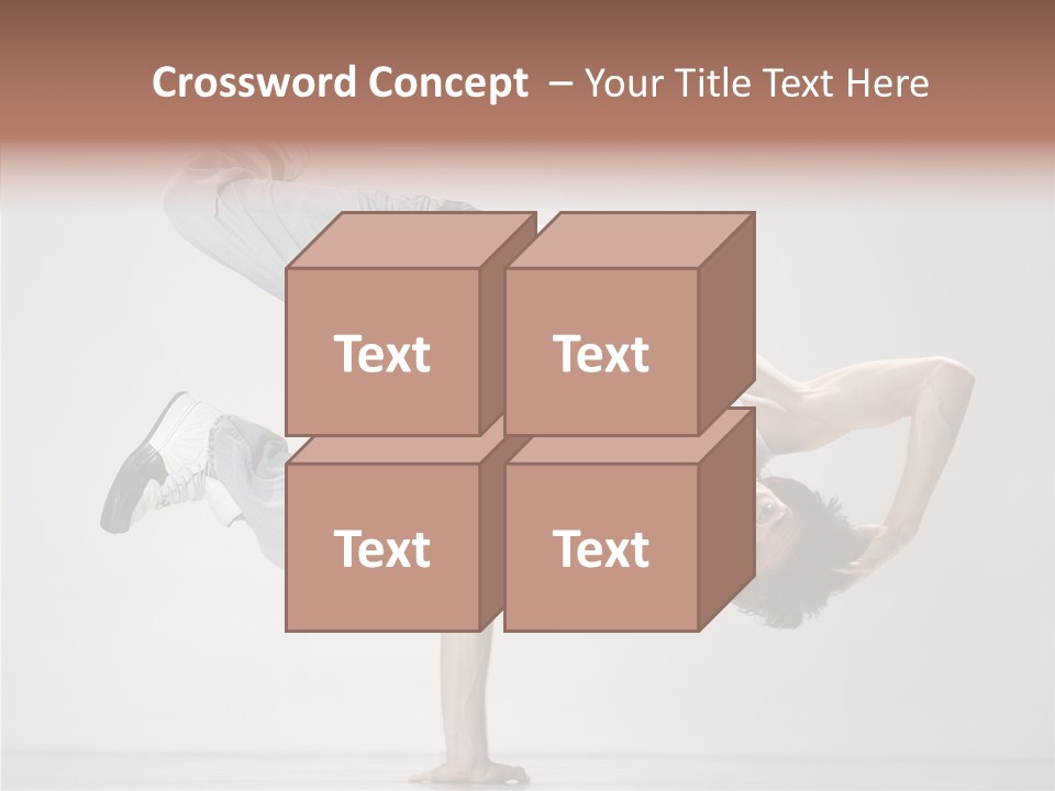 Breakdance Posing Action PowerPoint Template