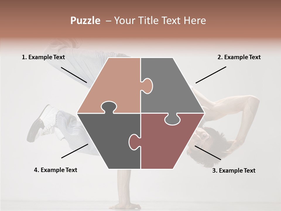 Breakdance Posing Action PowerPoint Template