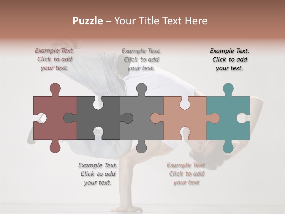 Breakdance Posing Action PowerPoint Template