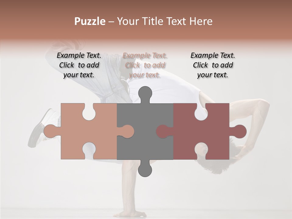 Breakdance Posing Action PowerPoint Template