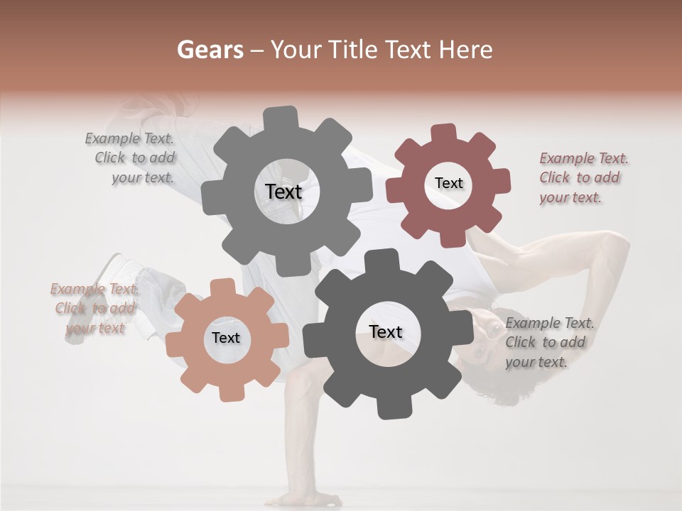 Breakdance Posing Action PowerPoint Template