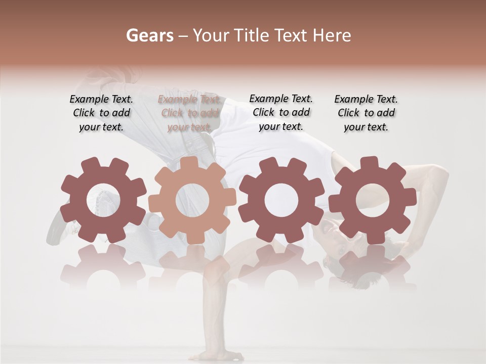 Breakdance Posing Action PowerPoint Template