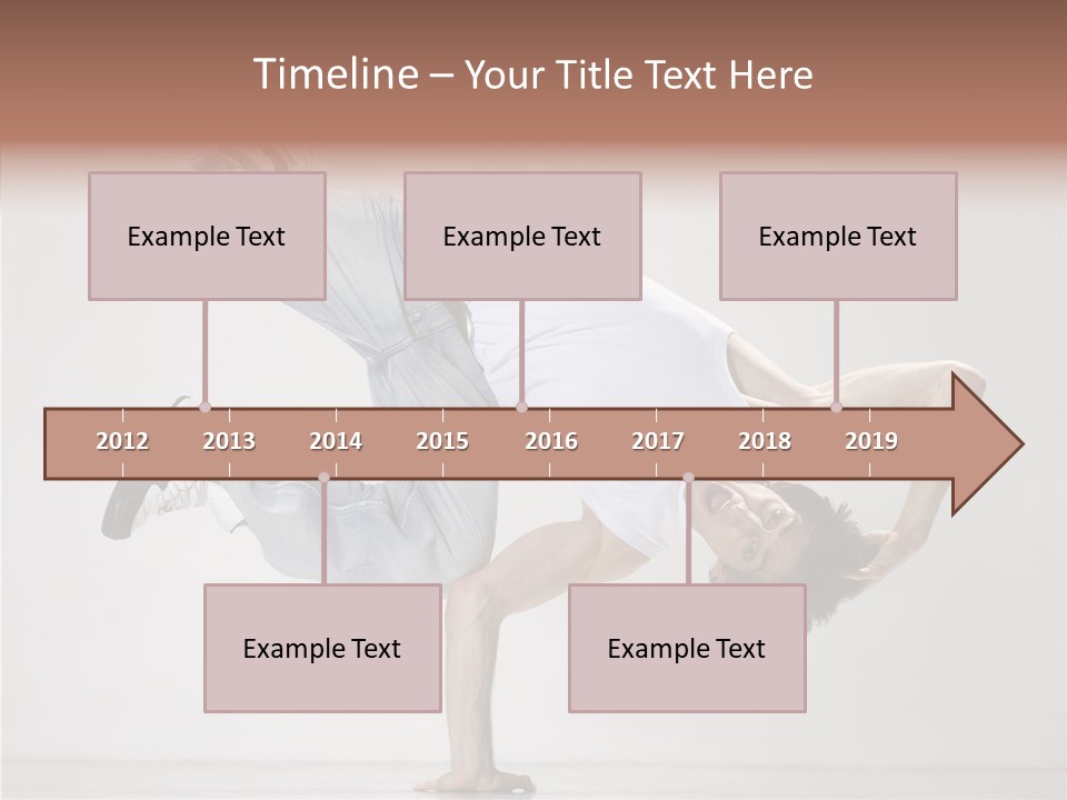 Breakdance Posing Action PowerPoint Template