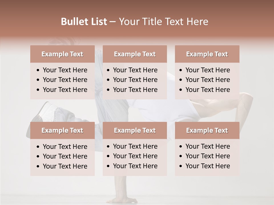 Breakdance Posing Action PowerPoint Template