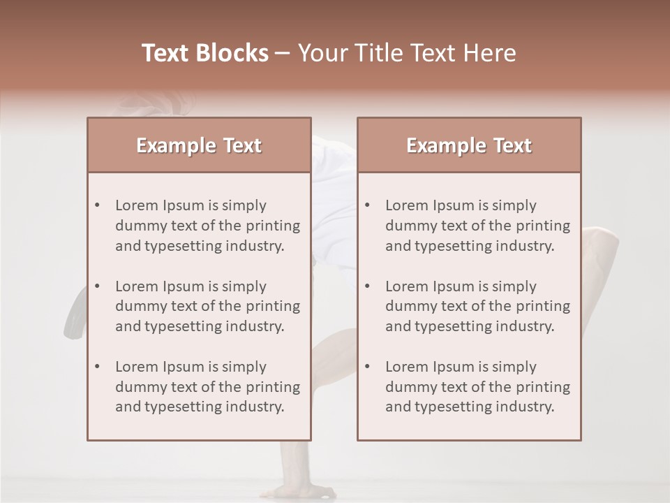 Breakdance Posing Action PowerPoint Template