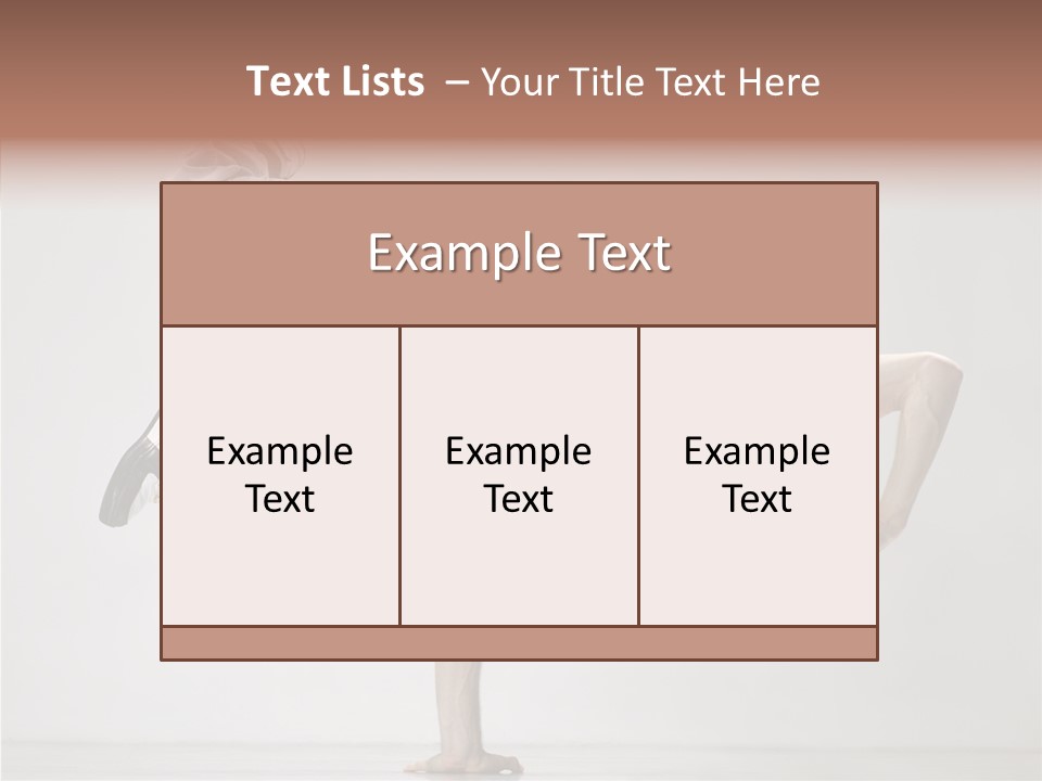 Breakdance Posing Action PowerPoint Template