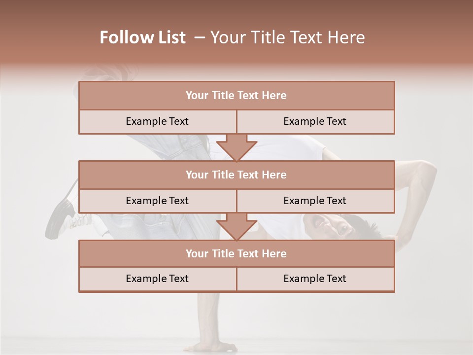 Breakdance Posing Action PowerPoint Template