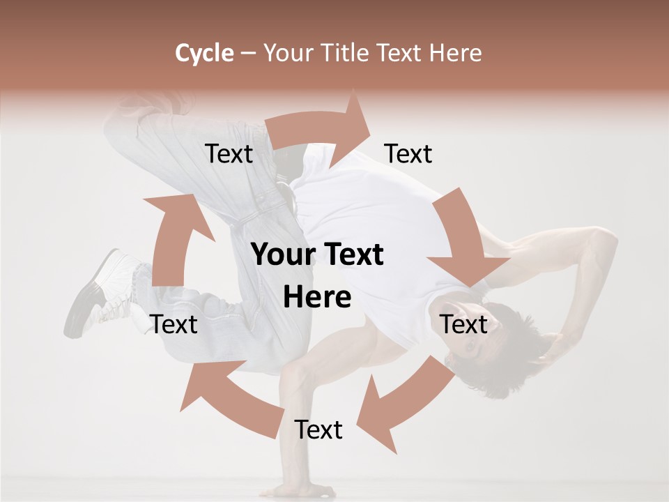 Breakdance Posing Action PowerPoint Template