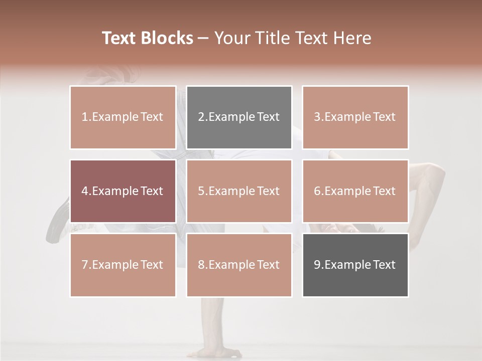 Breakdance Posing Action PowerPoint Template