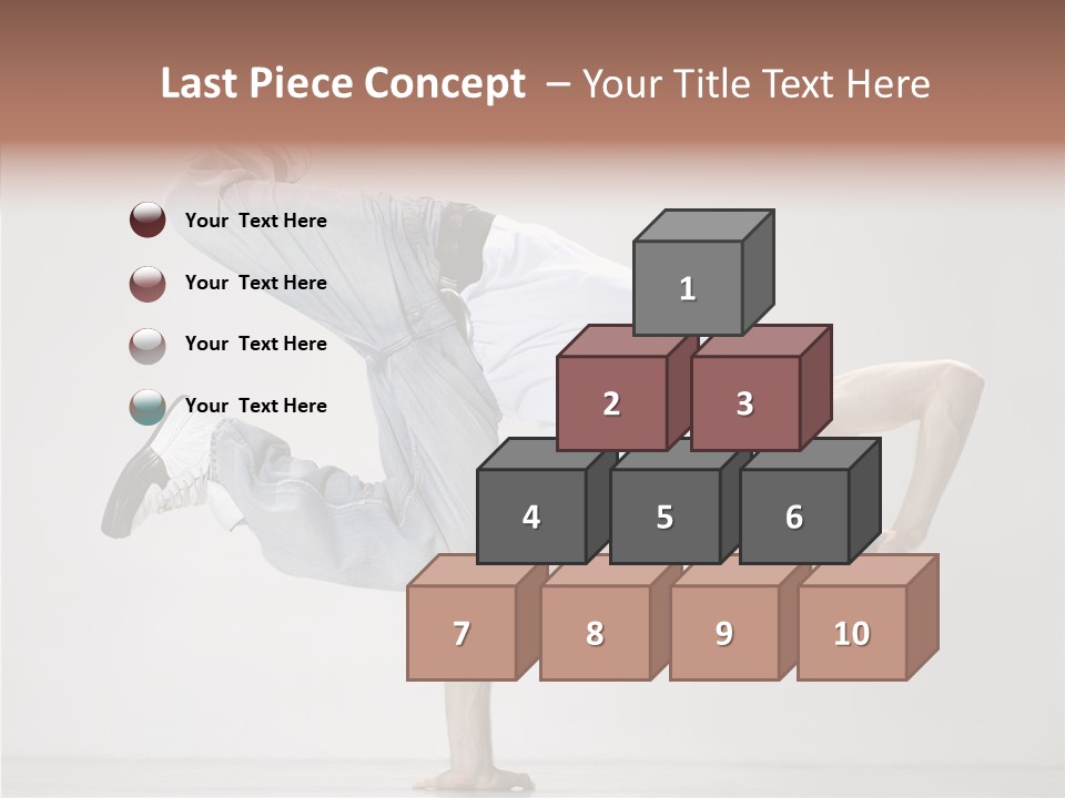 Breakdance Posing Action PowerPoint Template