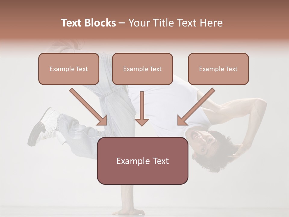 Breakdance Posing Action PowerPoint Template