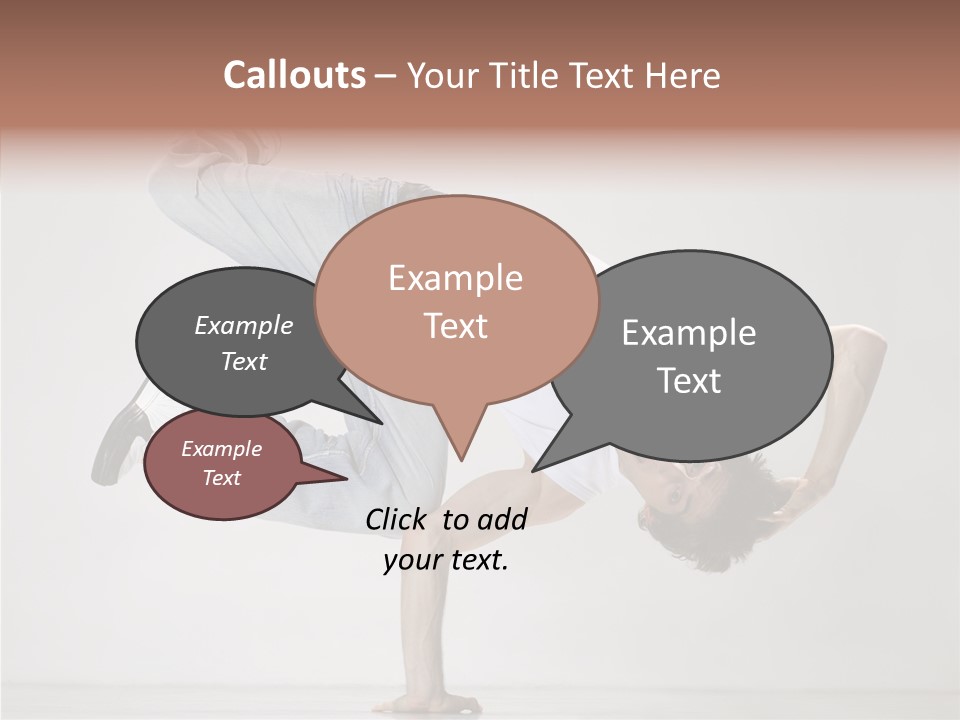 Breakdance Posing Action PowerPoint Template