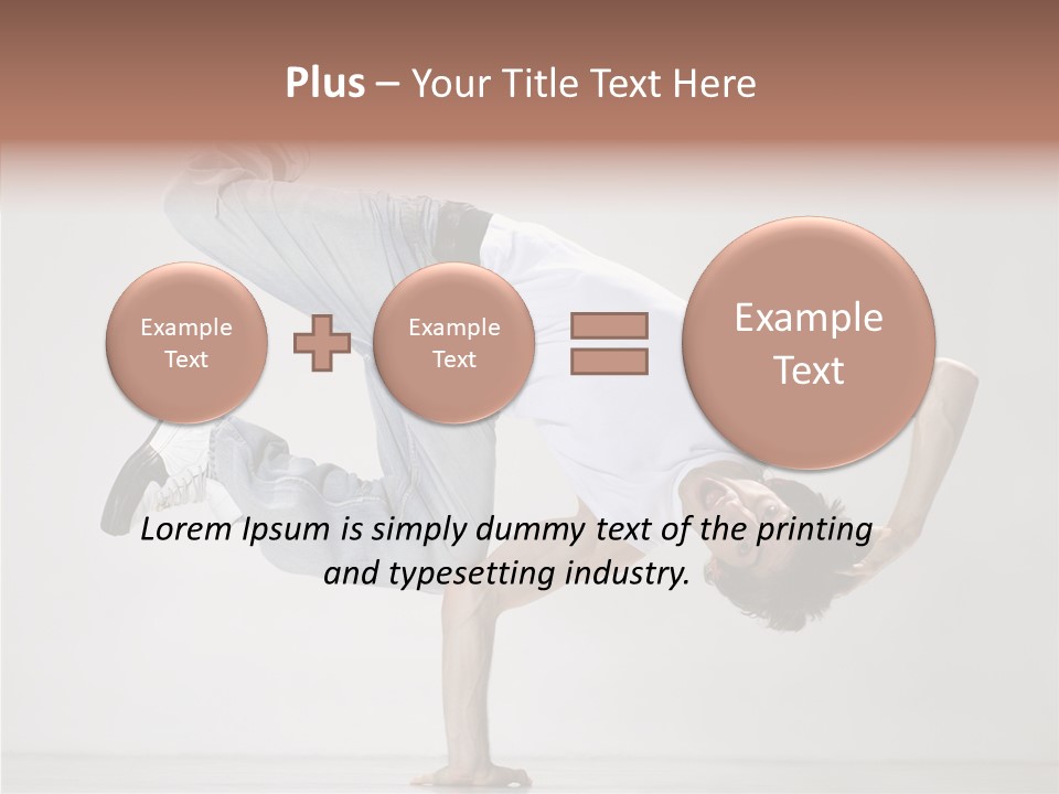 Breakdance Posing Action PowerPoint Template