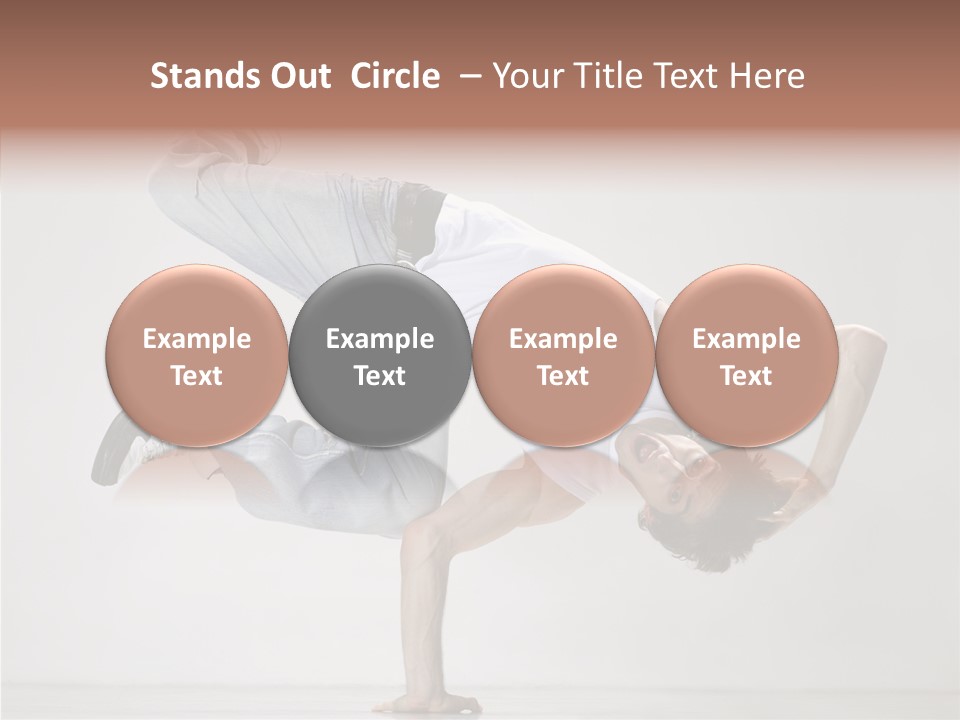 Breakdance Posing Action PowerPoint Template