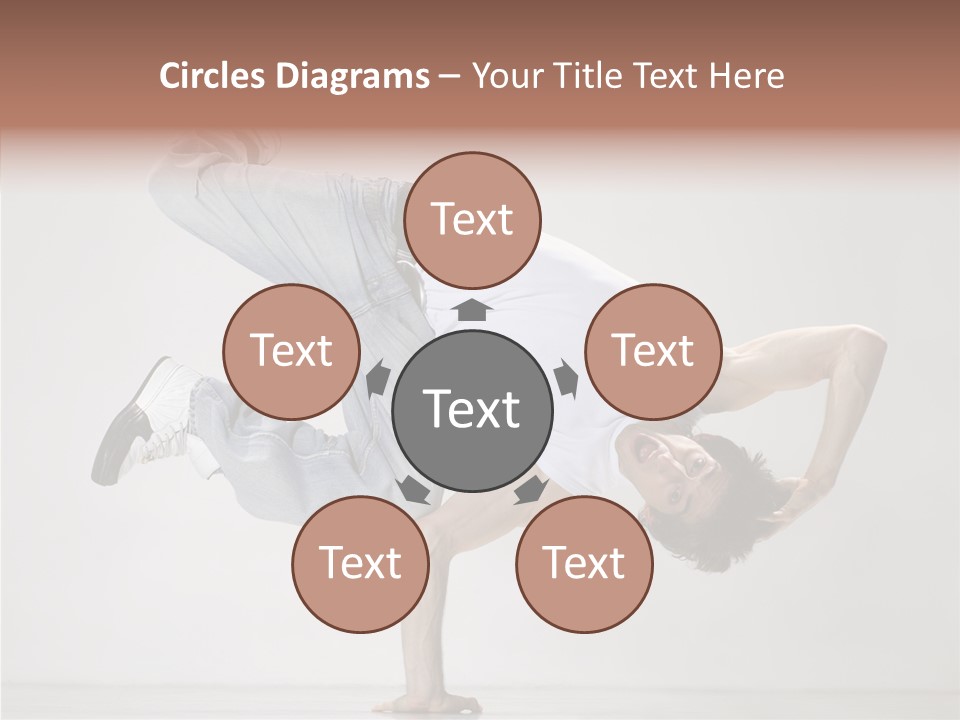 Breakdance Posing Action PowerPoint Template