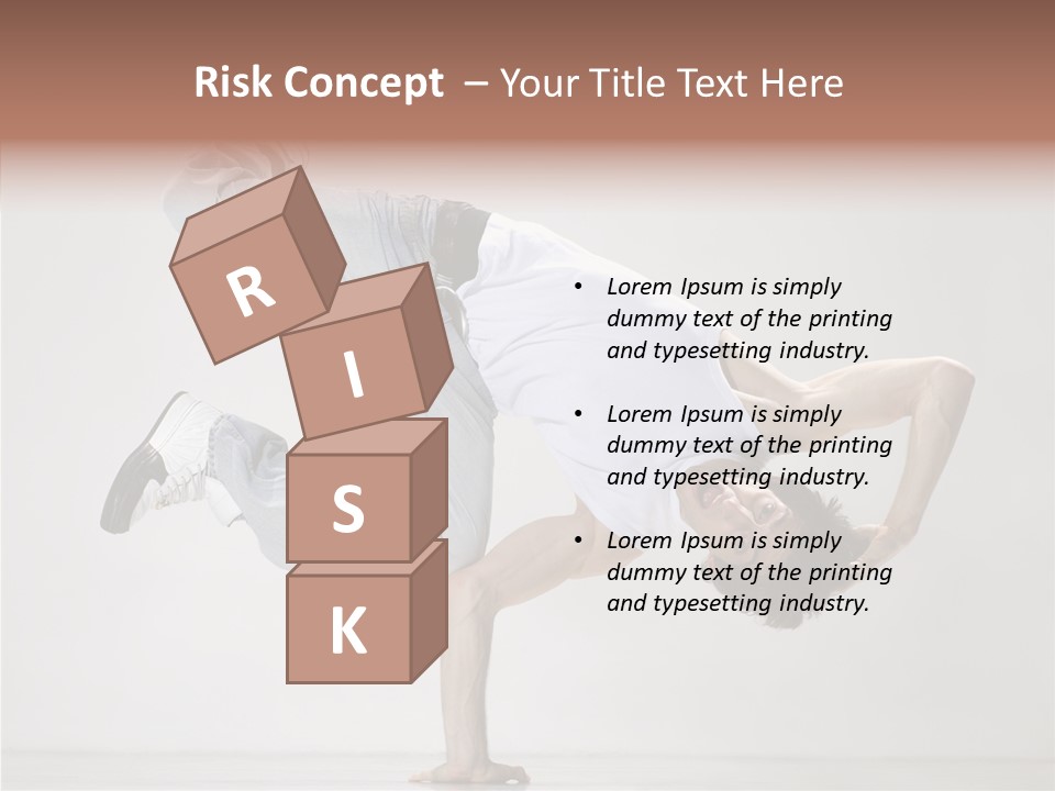 Breakdance Posing Action PowerPoint Template