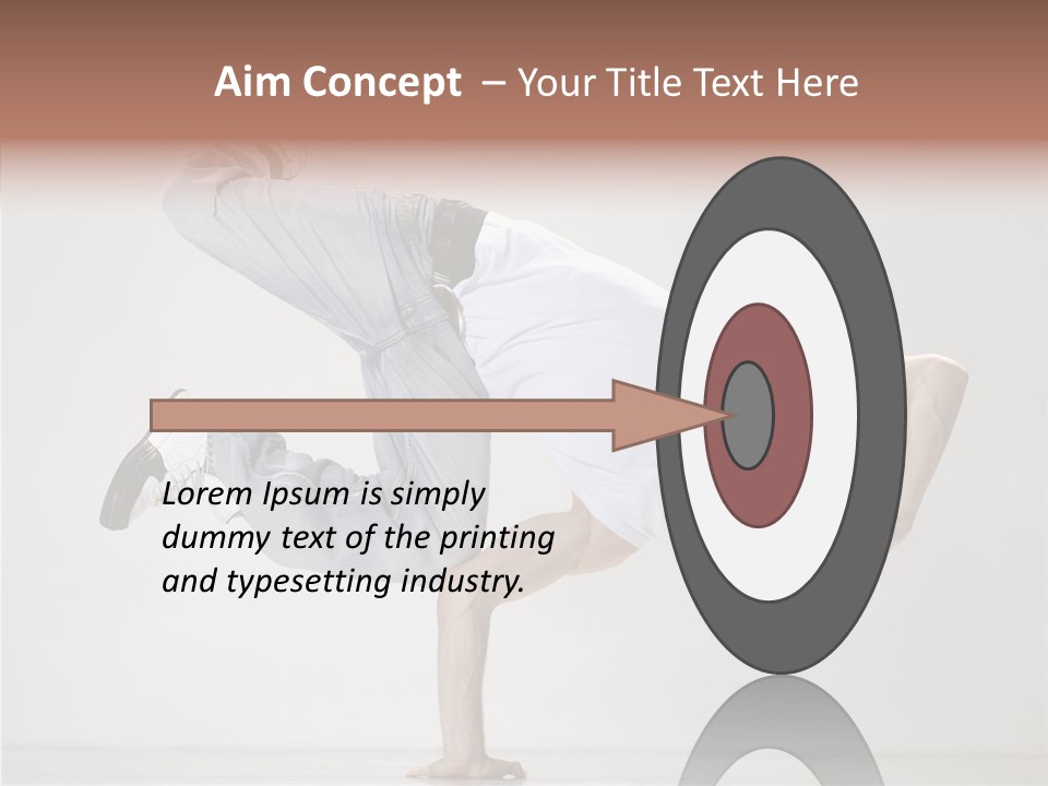 Breakdance Posing Action PowerPoint Template