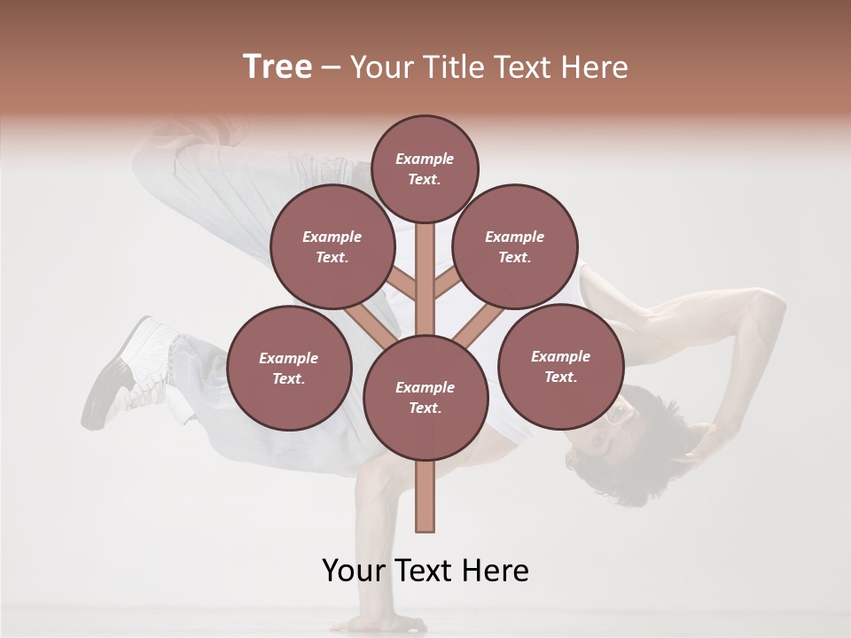 Breakdance Posing Action PowerPoint Template