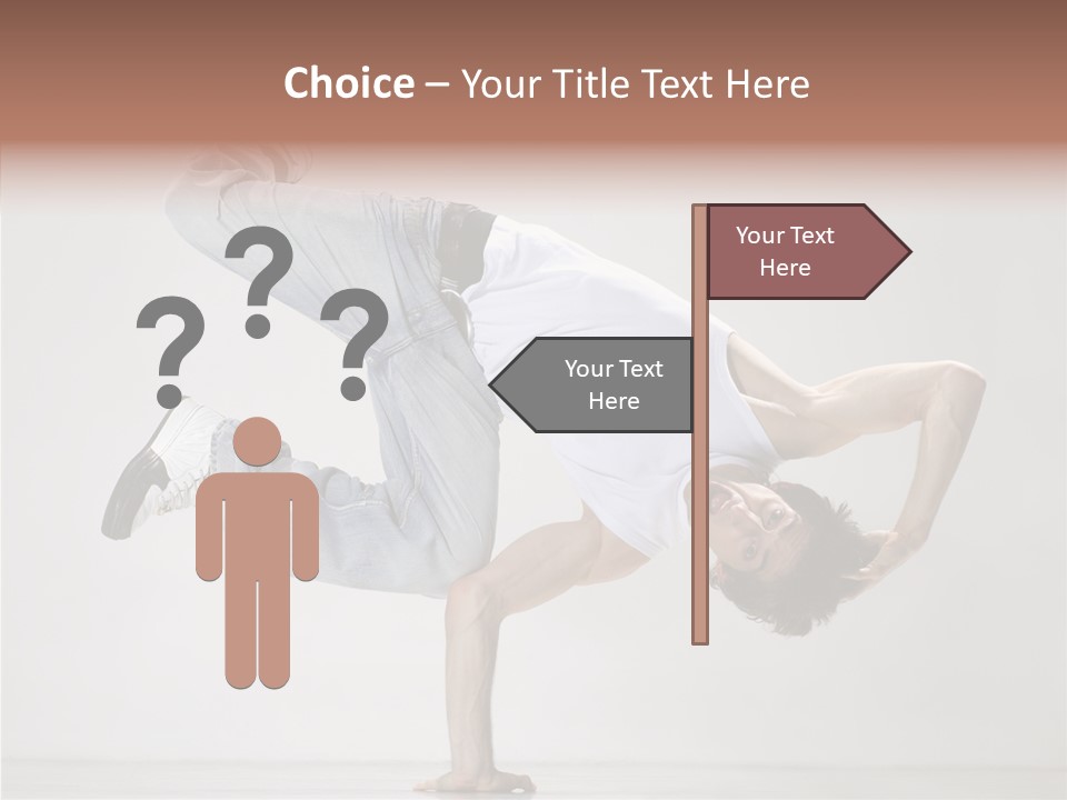 Breakdance Posing Action PowerPoint Template