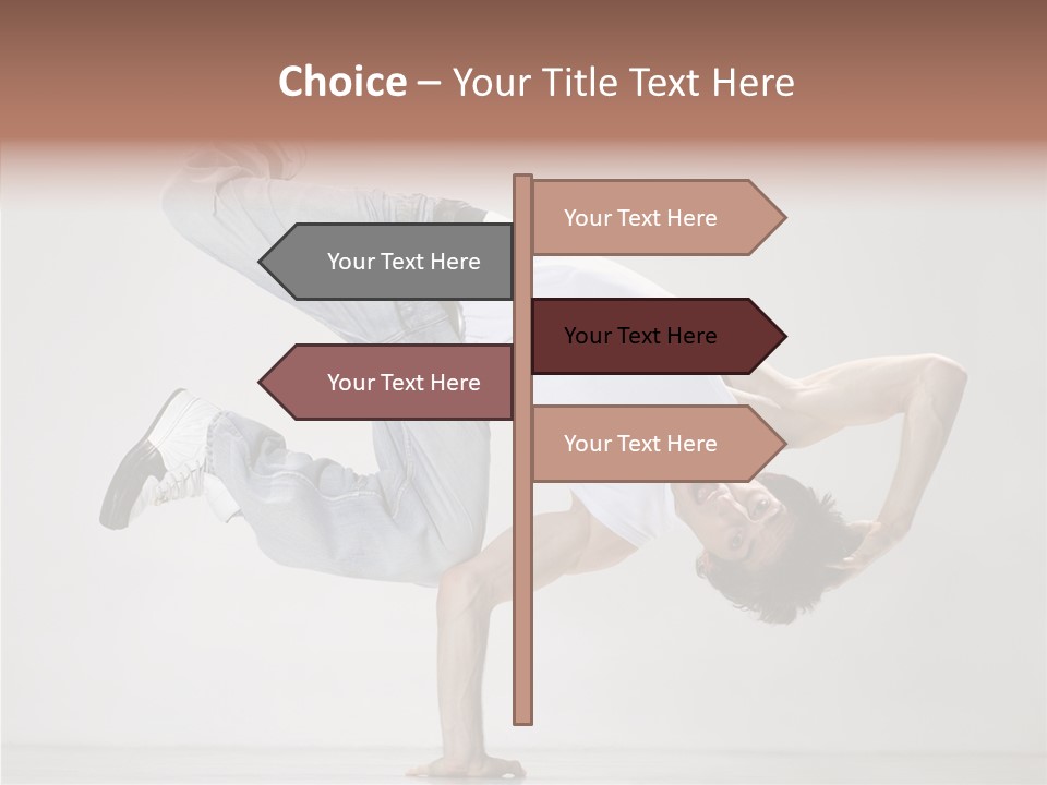 Breakdance Posing Action PowerPoint Template