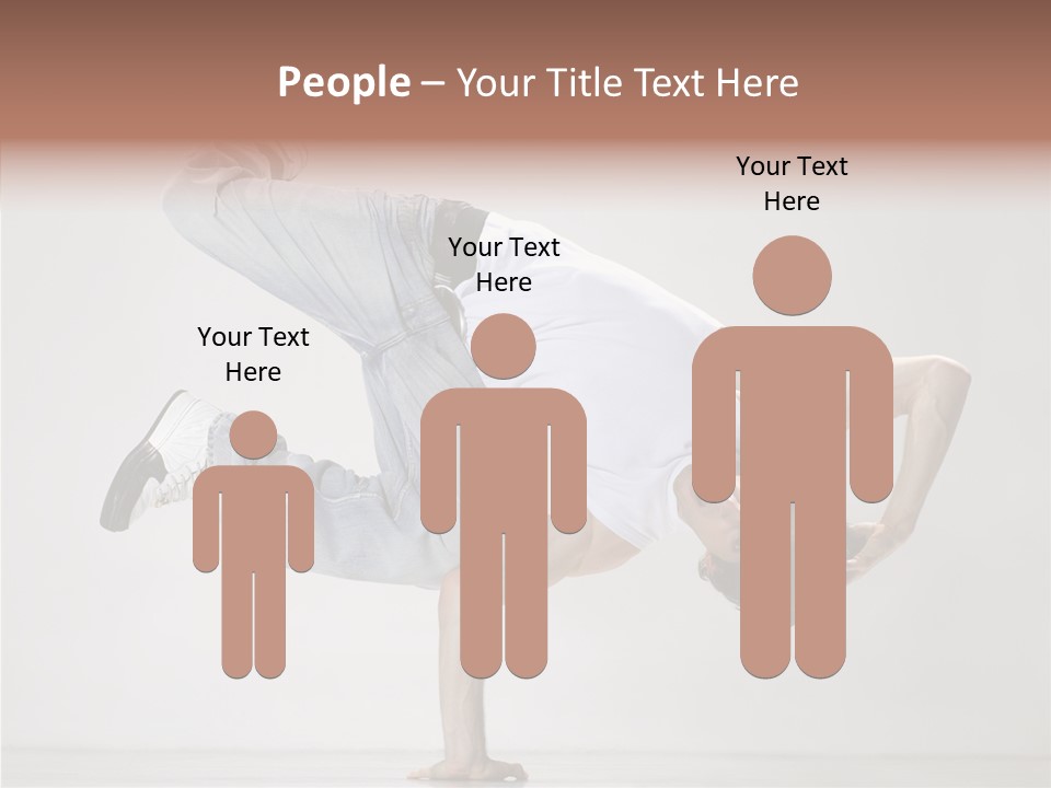 Breakdance Posing Action PowerPoint Template