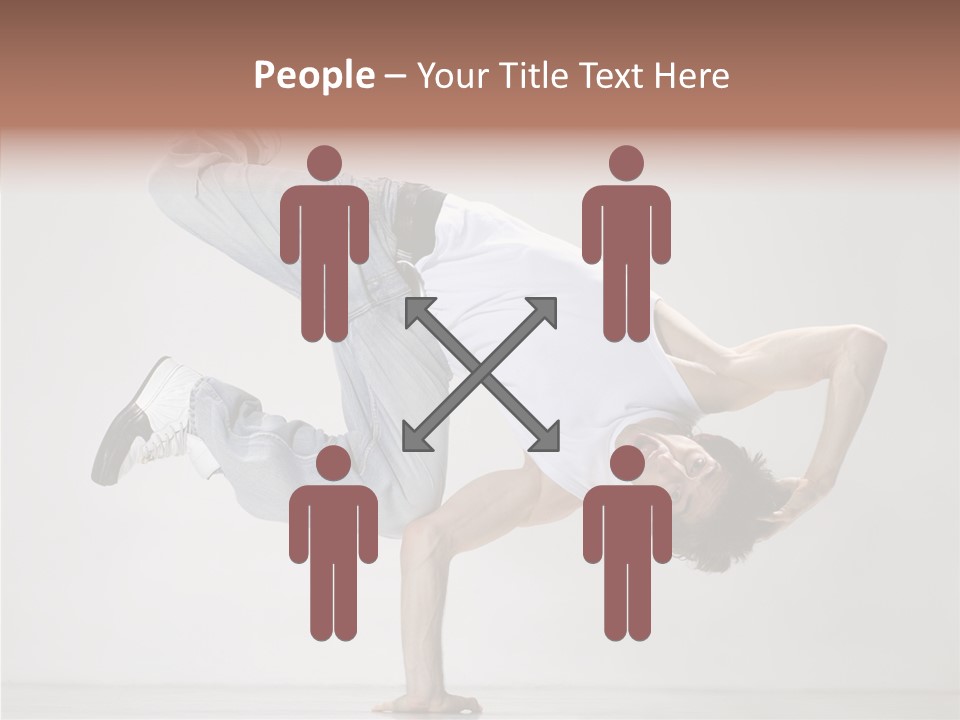 Breakdance Posing Action PowerPoint Template
