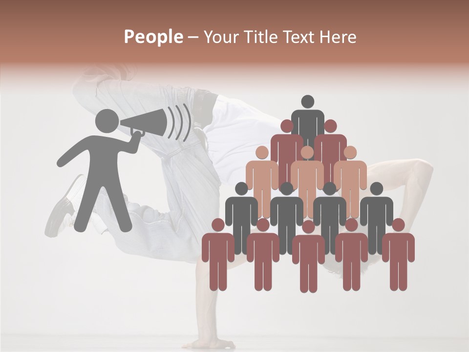 Breakdance Posing Action PowerPoint Template