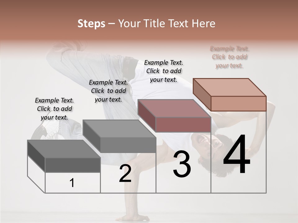Breakdance Posing Action PowerPoint Template