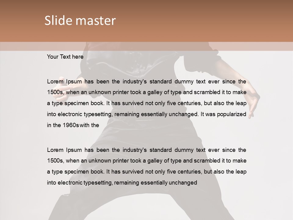 Young Exercise Fashion PowerPoint Template