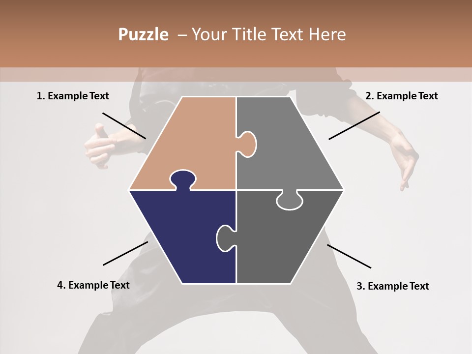 Young Exercise Fashion PowerPoint Template