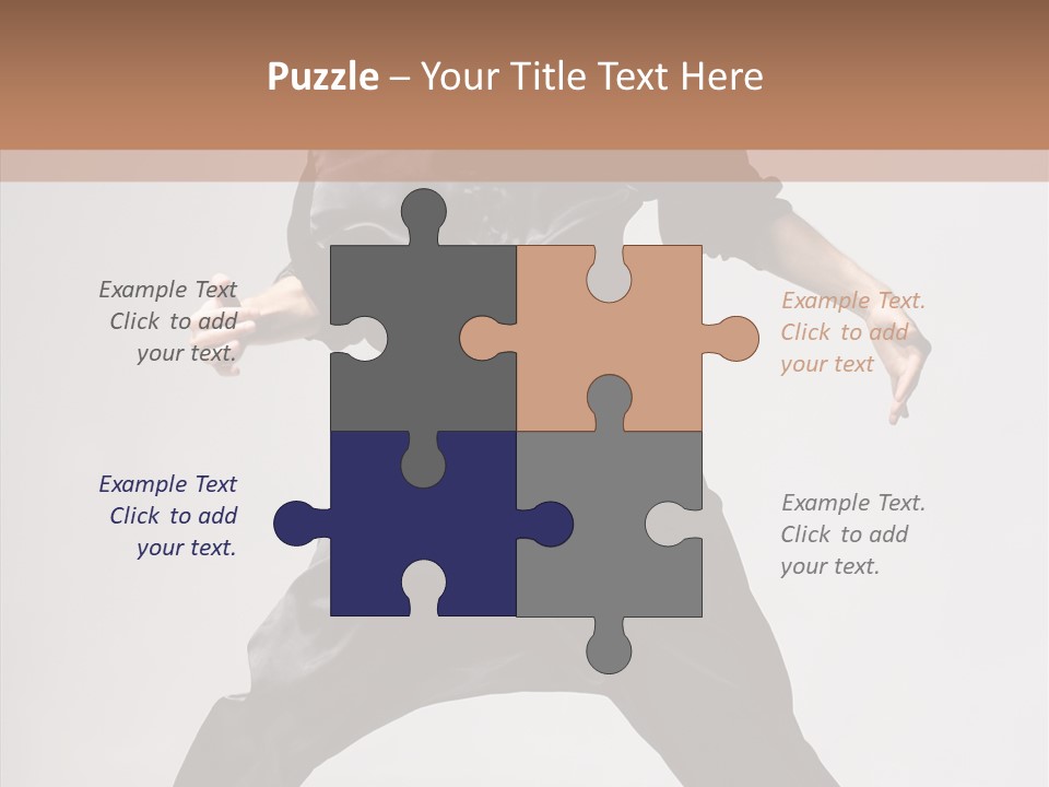 Young Exercise Fashion PowerPoint Template