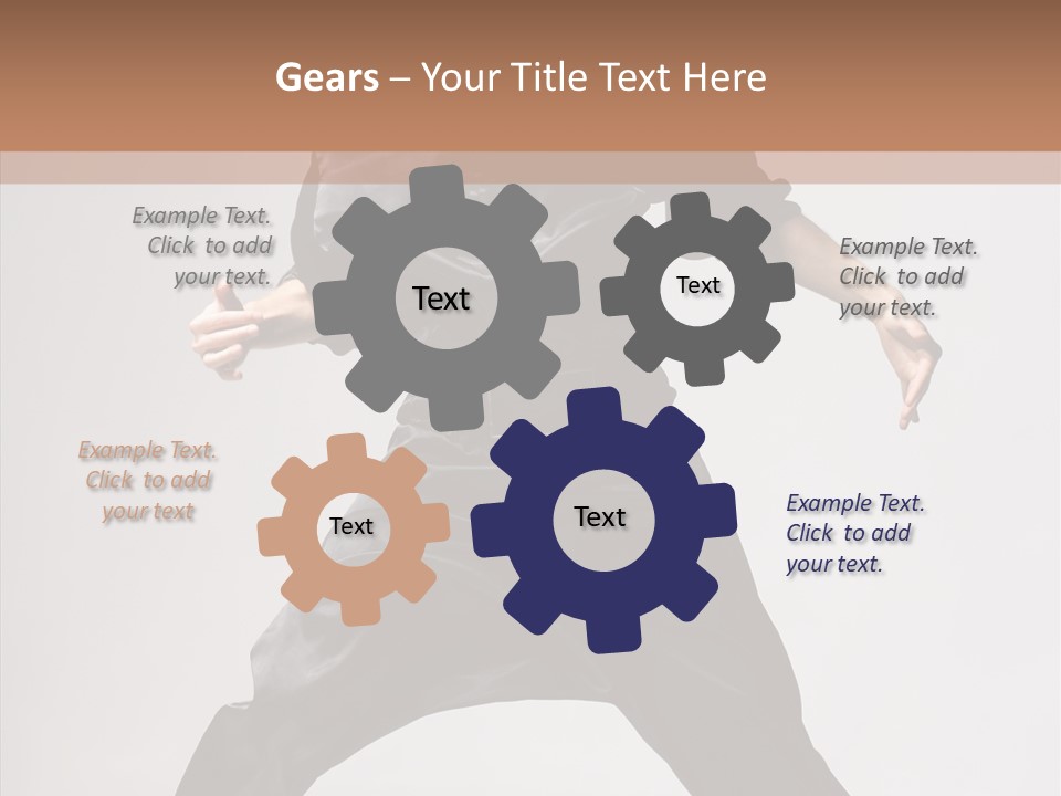 Young Exercise Fashion PowerPoint Template