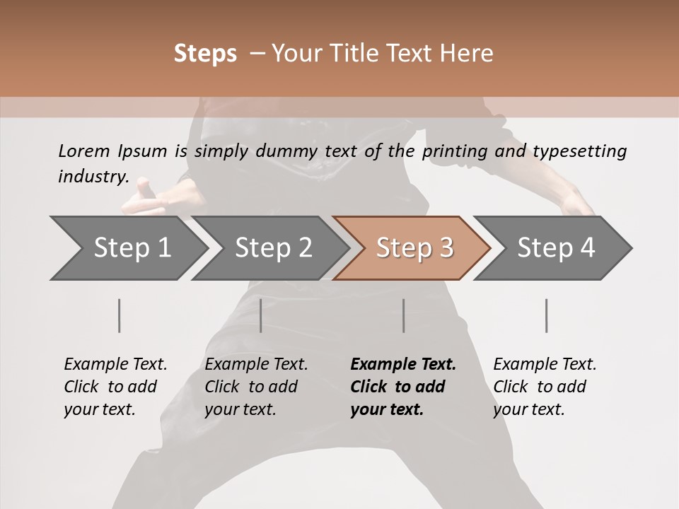 Young Exercise Fashion PowerPoint Template