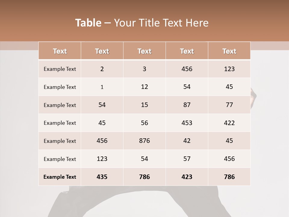 Young Exercise Fashion PowerPoint Template