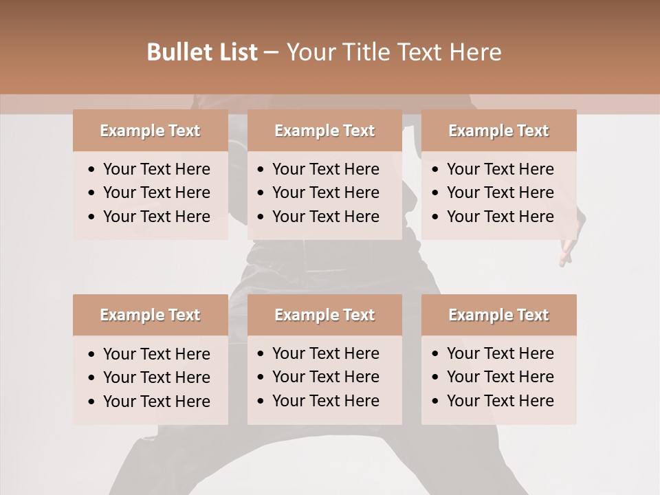 Young Exercise Fashion PowerPoint Template