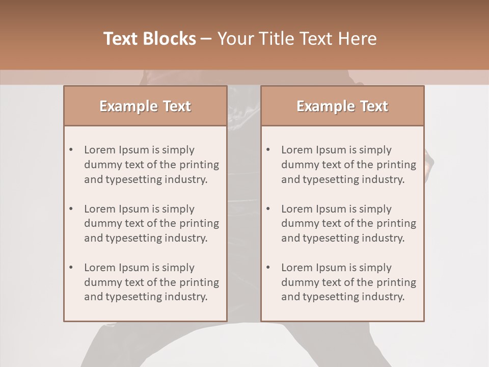 Young Exercise Fashion PowerPoint Template