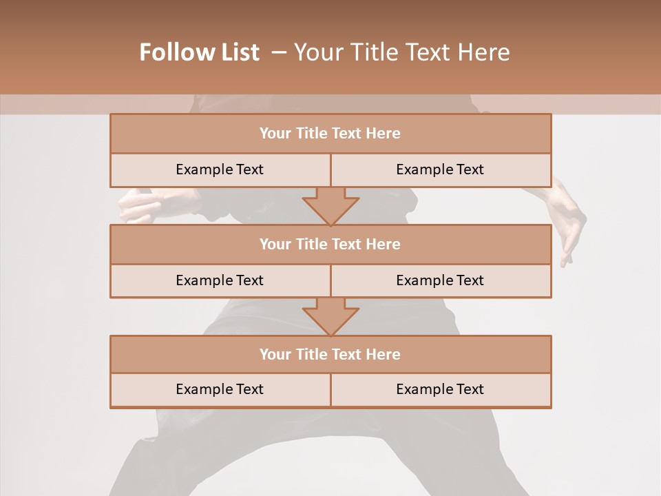 Young Exercise Fashion PowerPoint Template