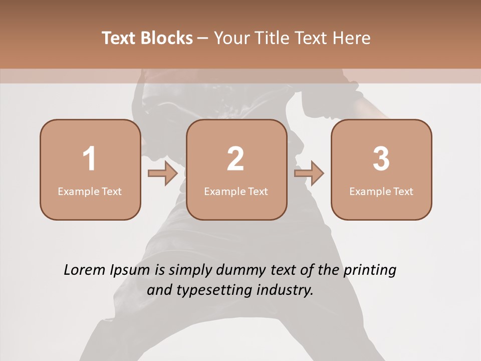 Young Exercise Fashion PowerPoint Template