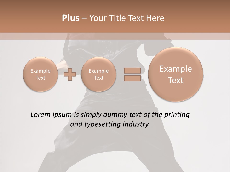 Young Exercise Fashion PowerPoint Template