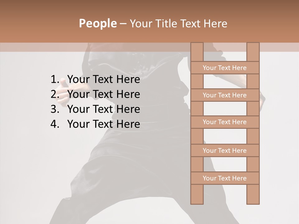 Young Exercise Fashion PowerPoint Template
