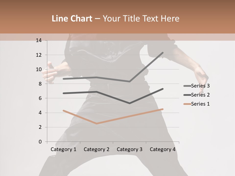 Young Exercise Fashion PowerPoint Template