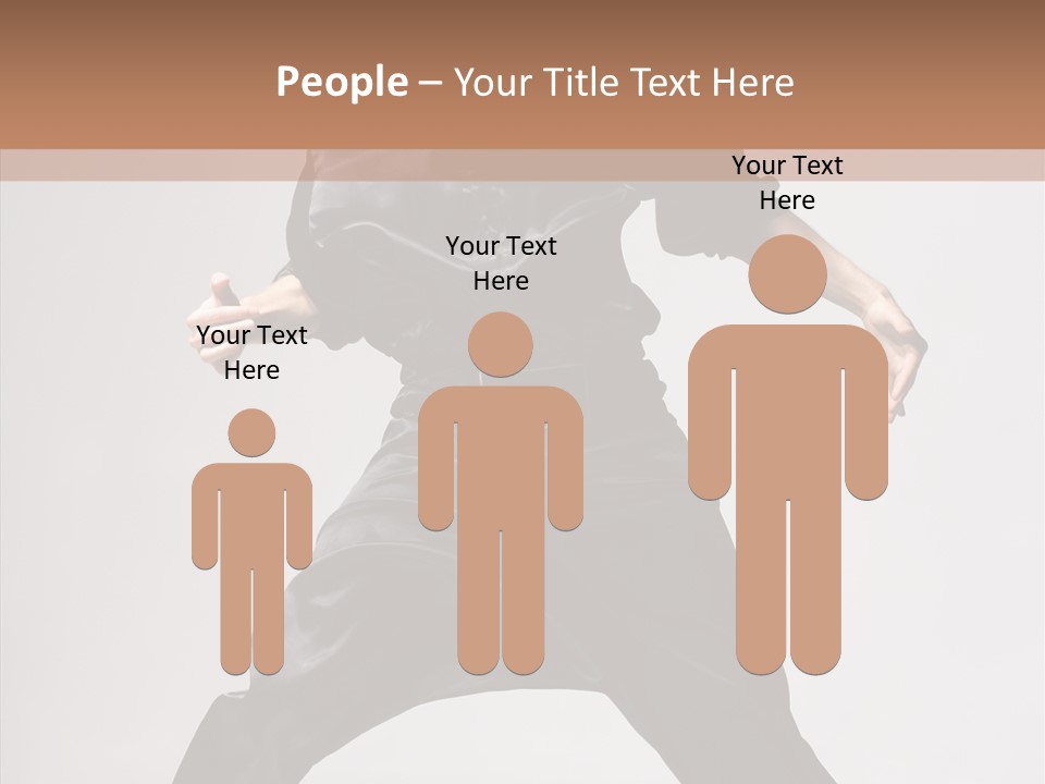 Young Exercise Fashion PowerPoint Template