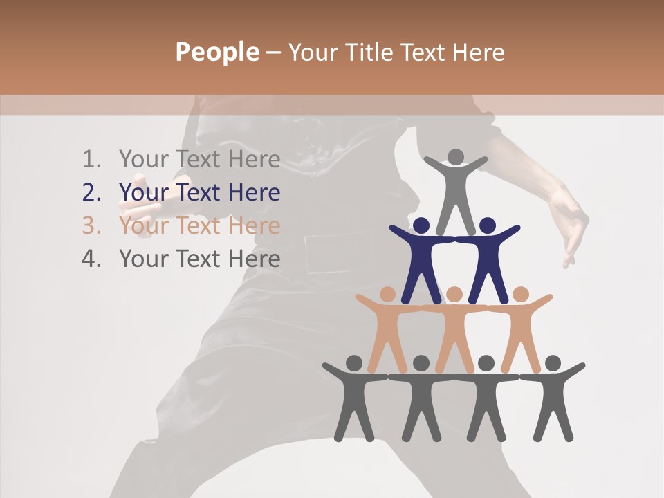 Young Exercise Fashion PowerPoint Template