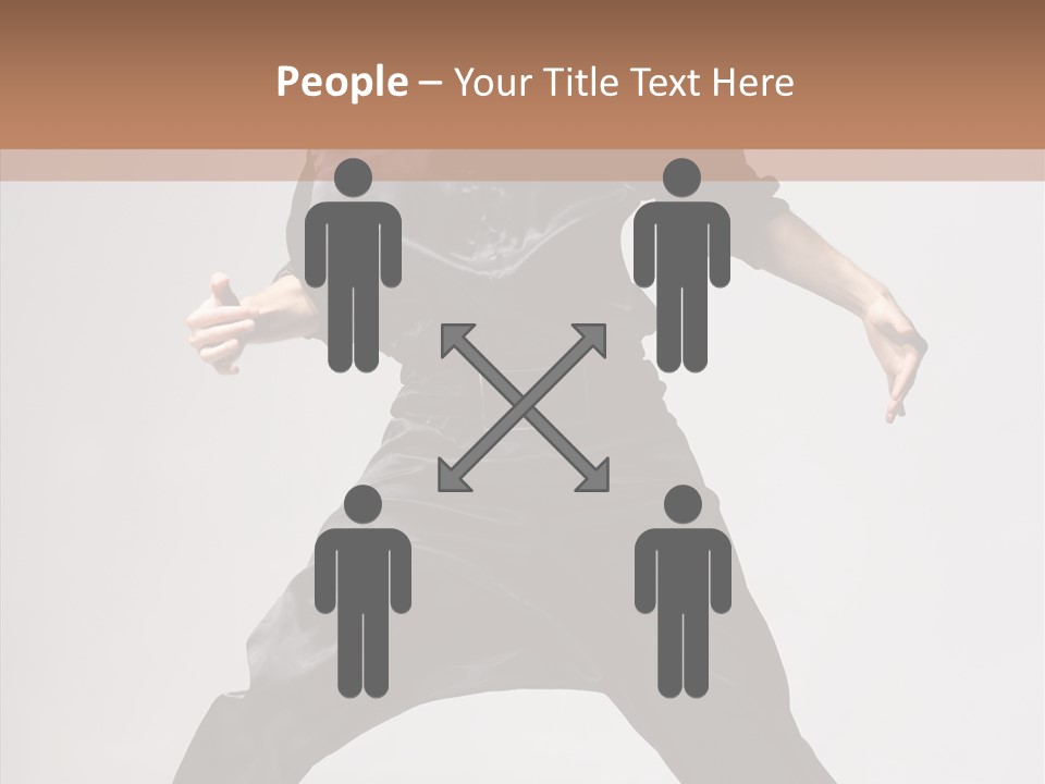 Young Exercise Fashion PowerPoint Template