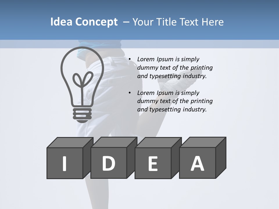 Jump Cool Motion PowerPoint Template