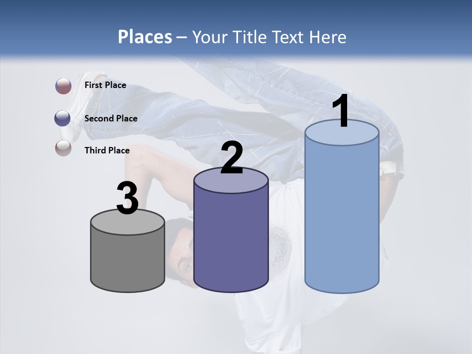 Pose  Boy PowerPoint Template