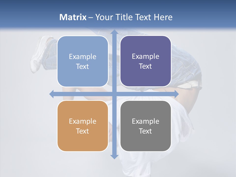 Pose  Boy PowerPoint Template