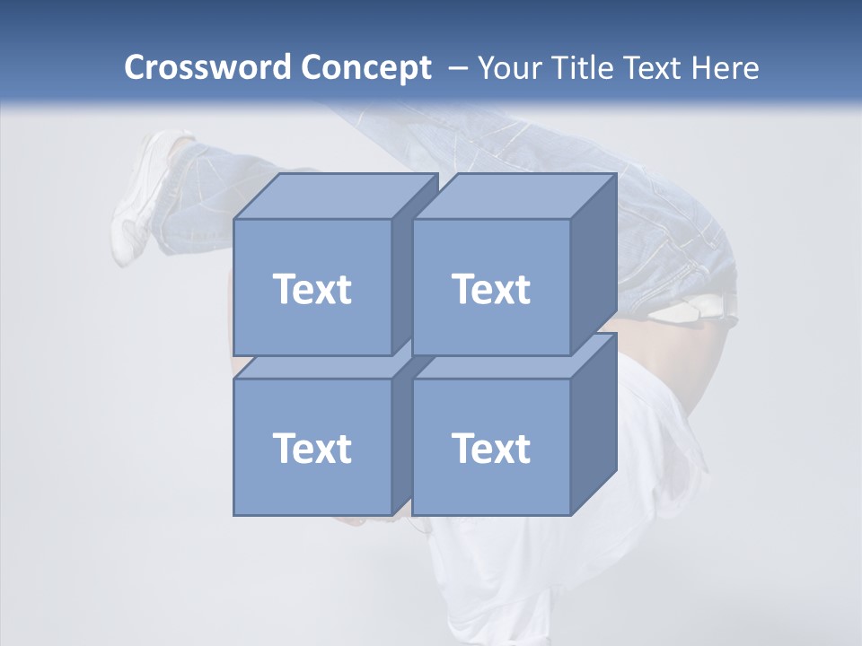 Pose  Boy PowerPoint Template